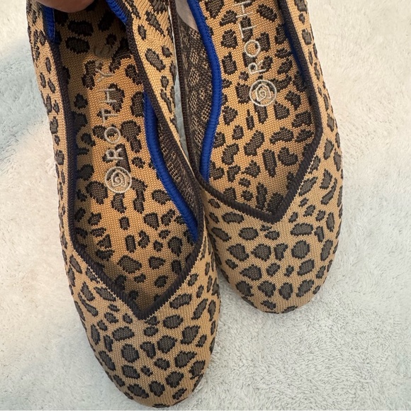 Rothy’s The Flat Round Toe Shoes in Retired Cheetah Print size 7/5 - Picture 7 of 9